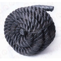 black 50feet length 1.5,2 inch nylon body building rope